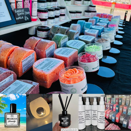 Melts My Heart handmade soy wax melts and home fragrance gifts at Braehead Christmas Market in Renfrew, Scotland