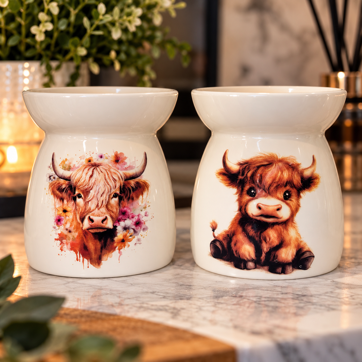 Luxury Wax Melt Burner  Tealight Oil Burner | Wax Melt Warmer UK - Meltsmyheartuk