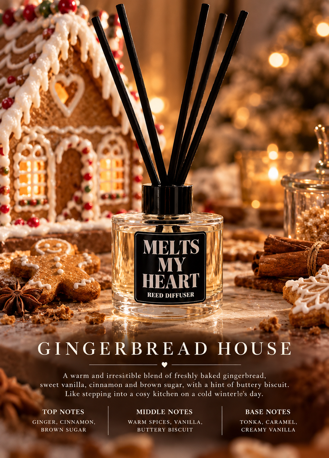 Reed Diffusers & Refills –  LUXURY Long-Lasting Home Fragrance - Meltsmyheartuk
