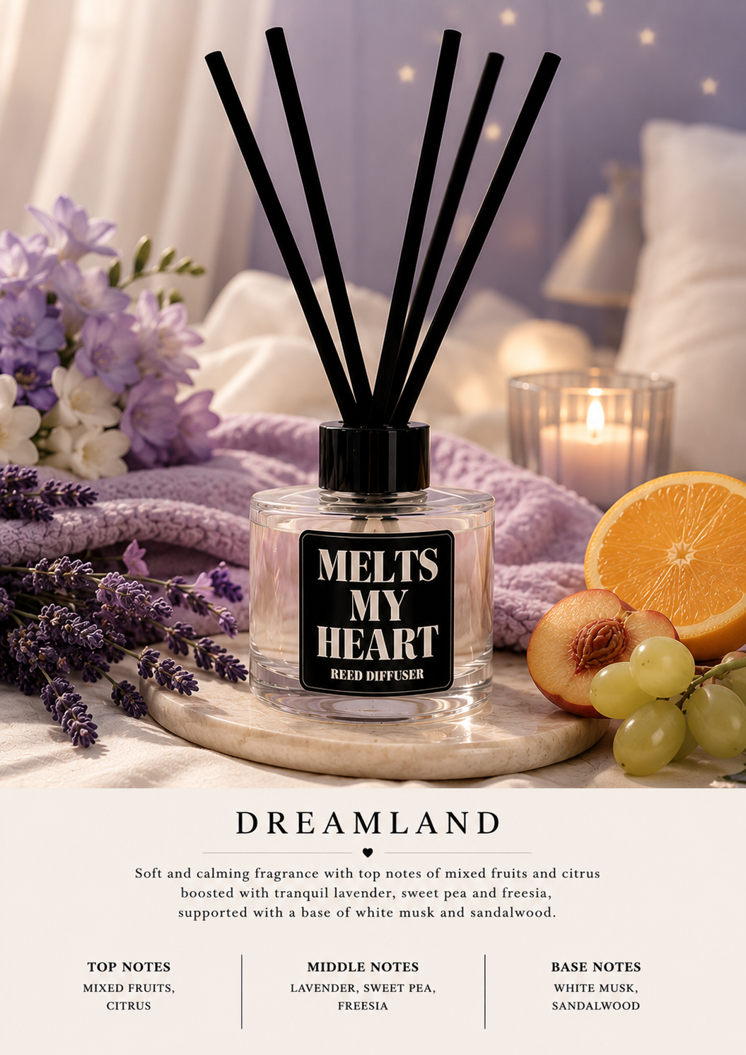 Reed Diffusers & Refills – Long-Lasting Home Fragrance - Meltsmyheartuk