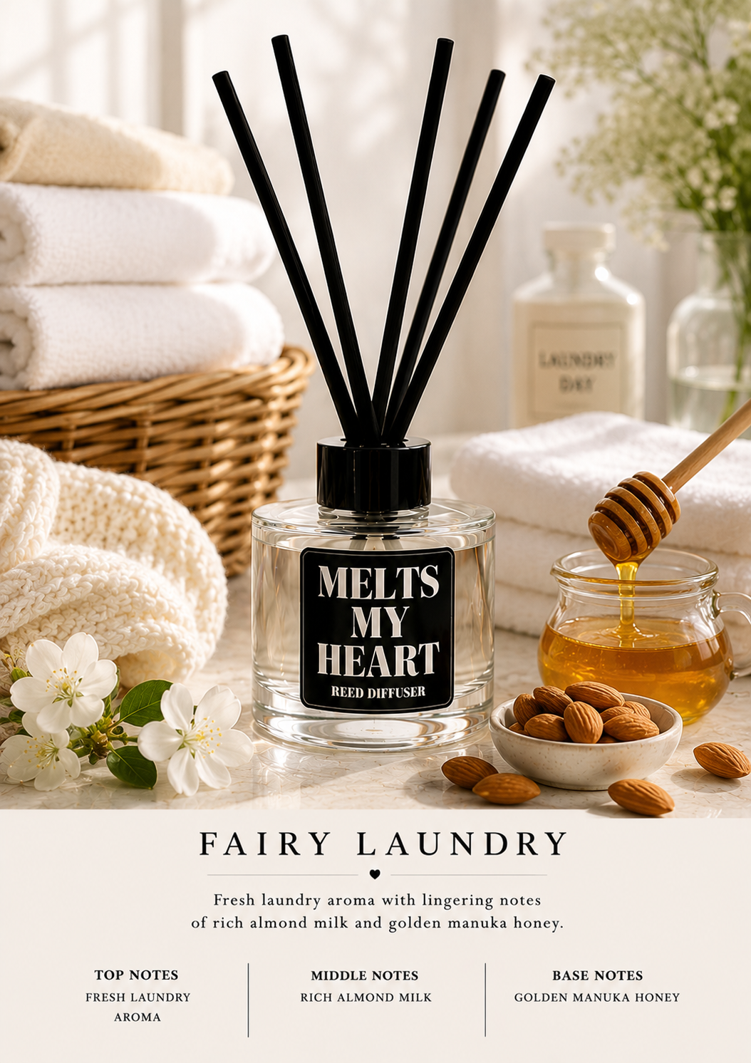 Reed Diffusers & Refills – Long-Lasting Home Fragrance - Meltsmyheartuk