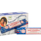 A box and individual stick pack of Navta Gaurav Nag Champa Agarbatti incense sticks on a plain white background.