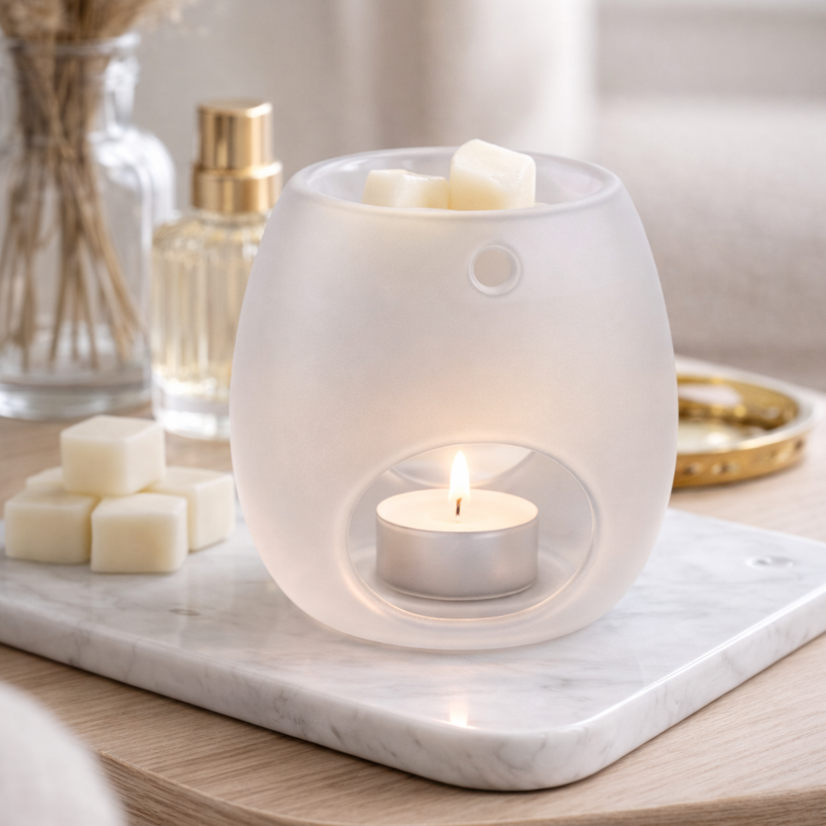 Glass wax melter 